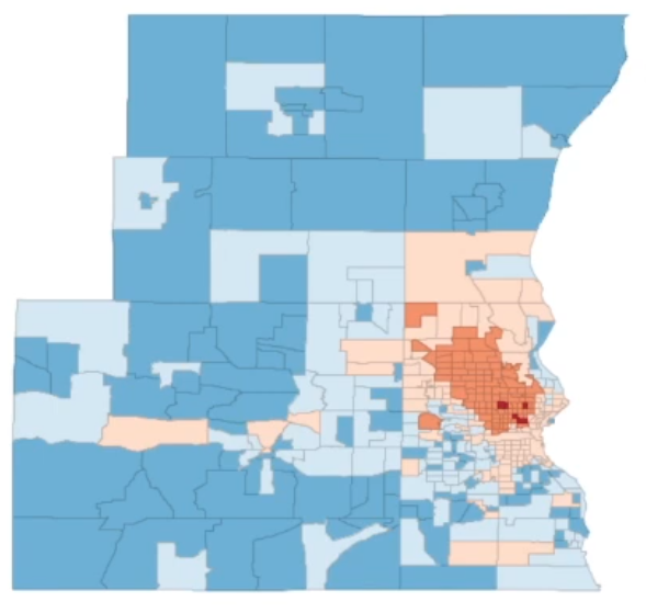 Actual Distribution. See Luc Anselin’s lecture on Spatial Autocorrelation.