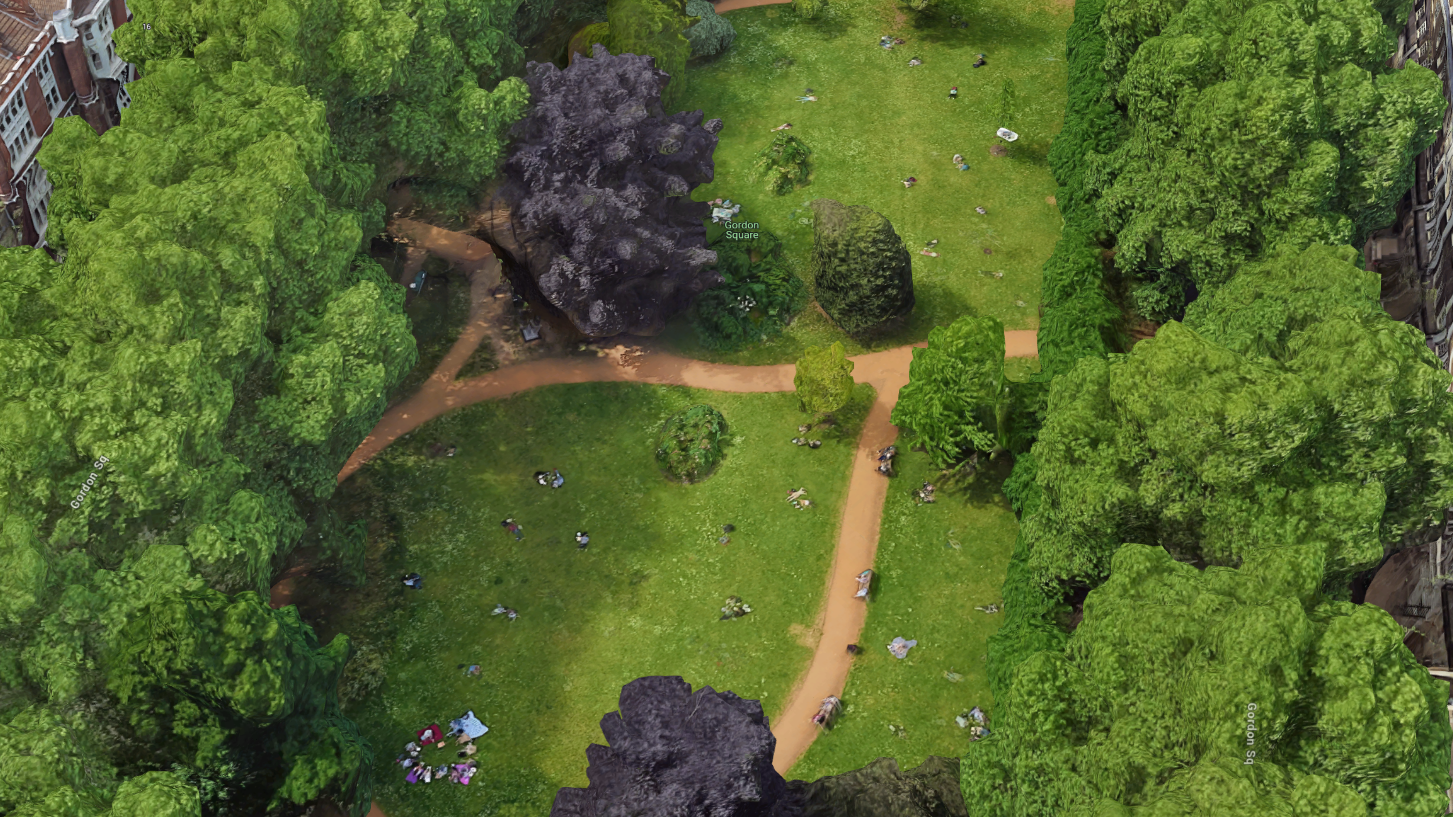 Let’s do a mind travel to Gordon Square, London, UK. Source: Google Map