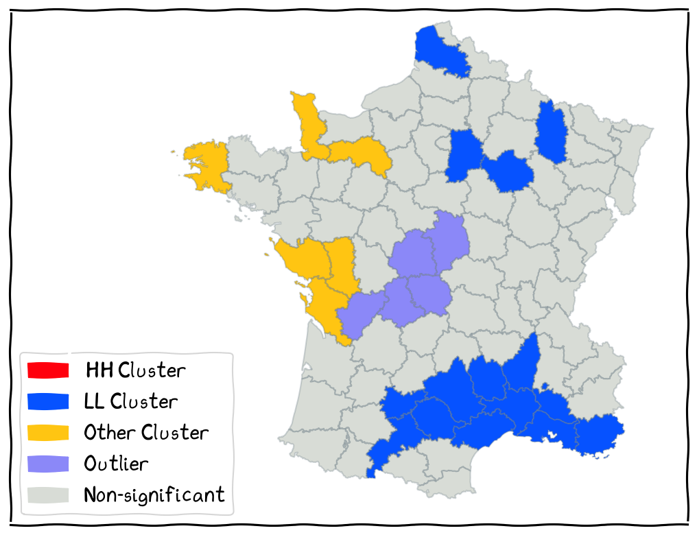 Local Cluster Map