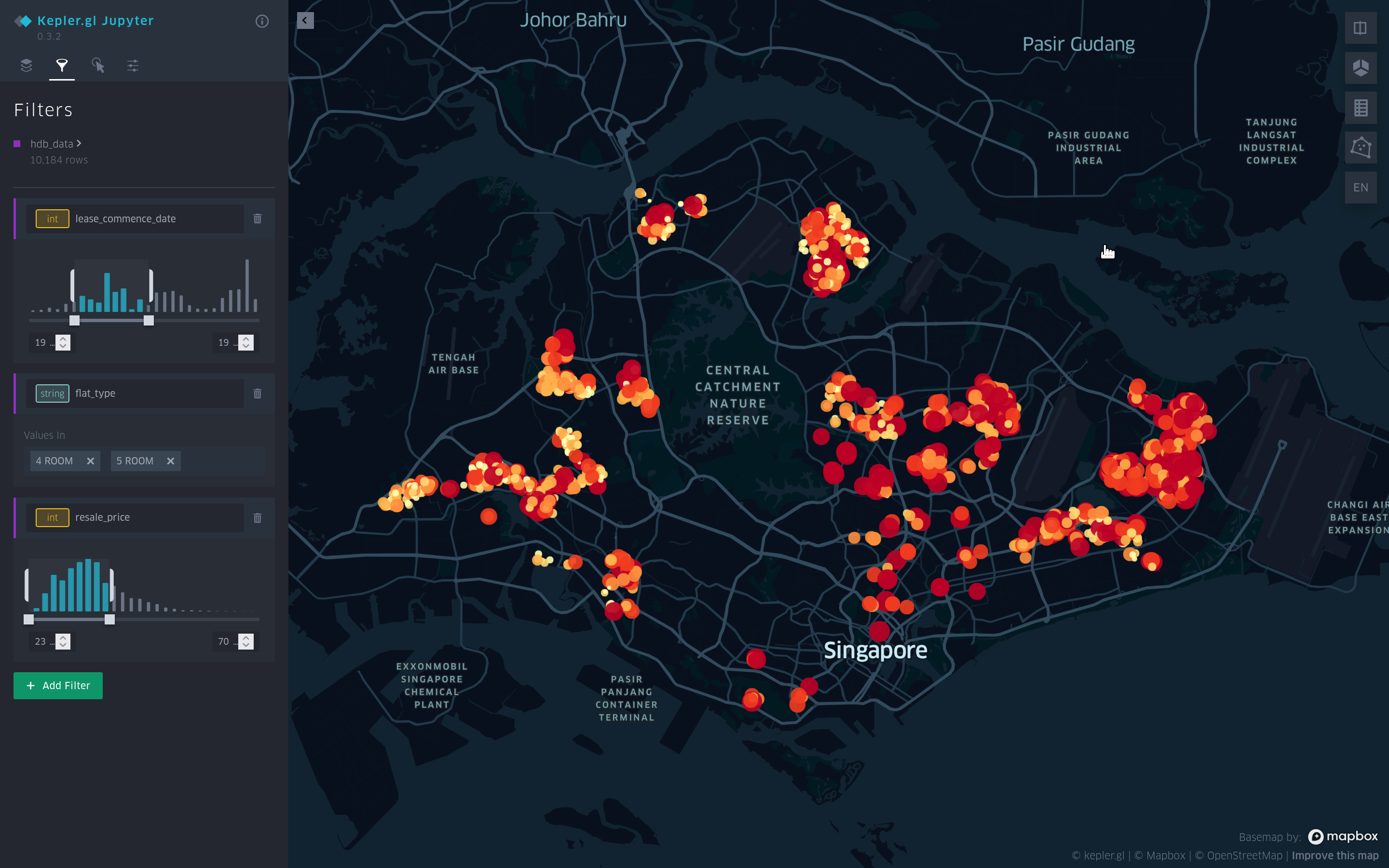 Kepler.gl demo. Demo link