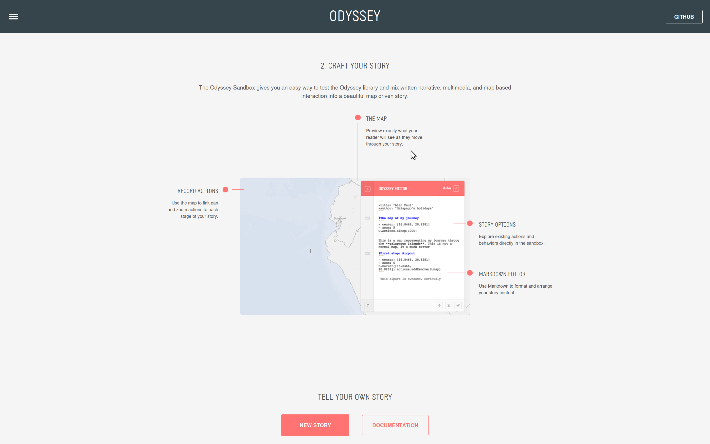 Odyssey.js (by Cartodb) webpage