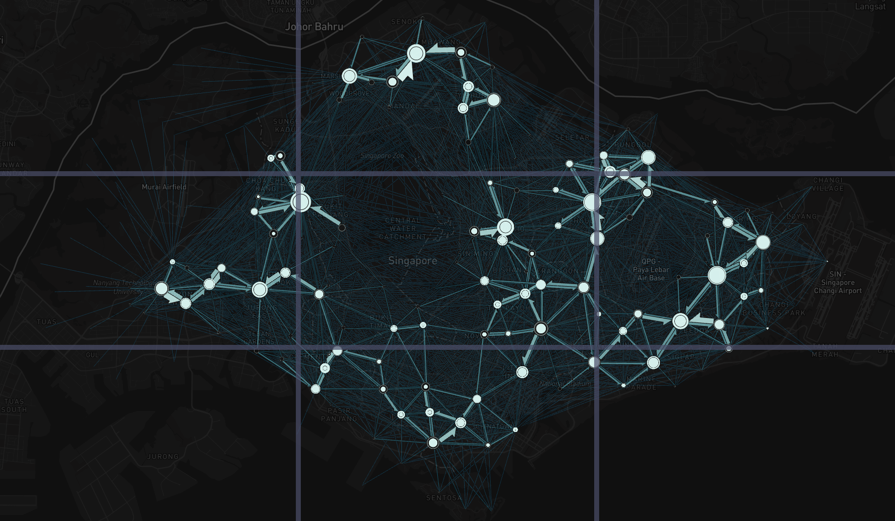 Example of rule of third in map. Using tool.