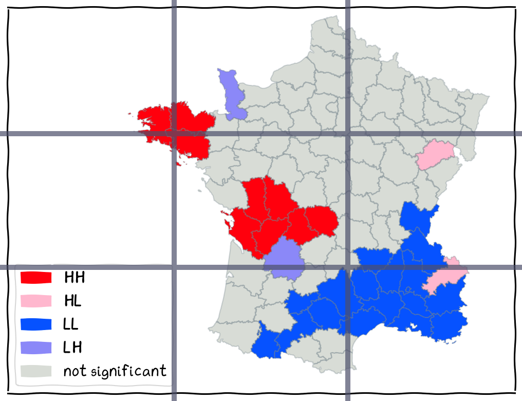 Example of rule of third in map. Using tool.