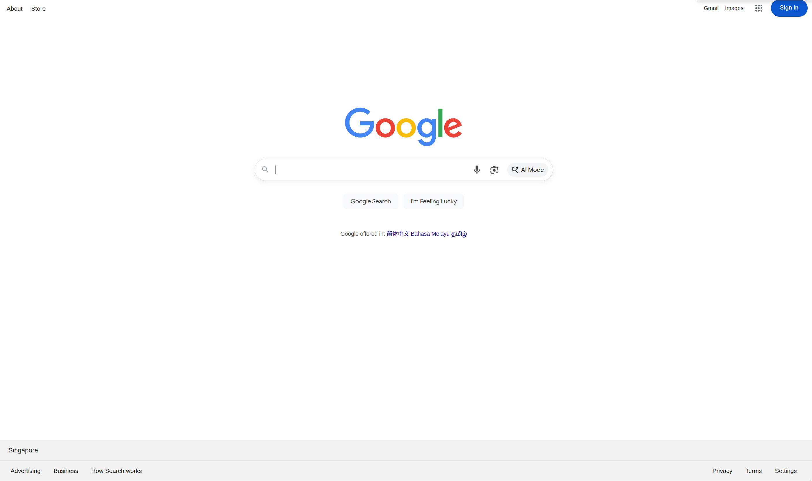 White spacing in Google